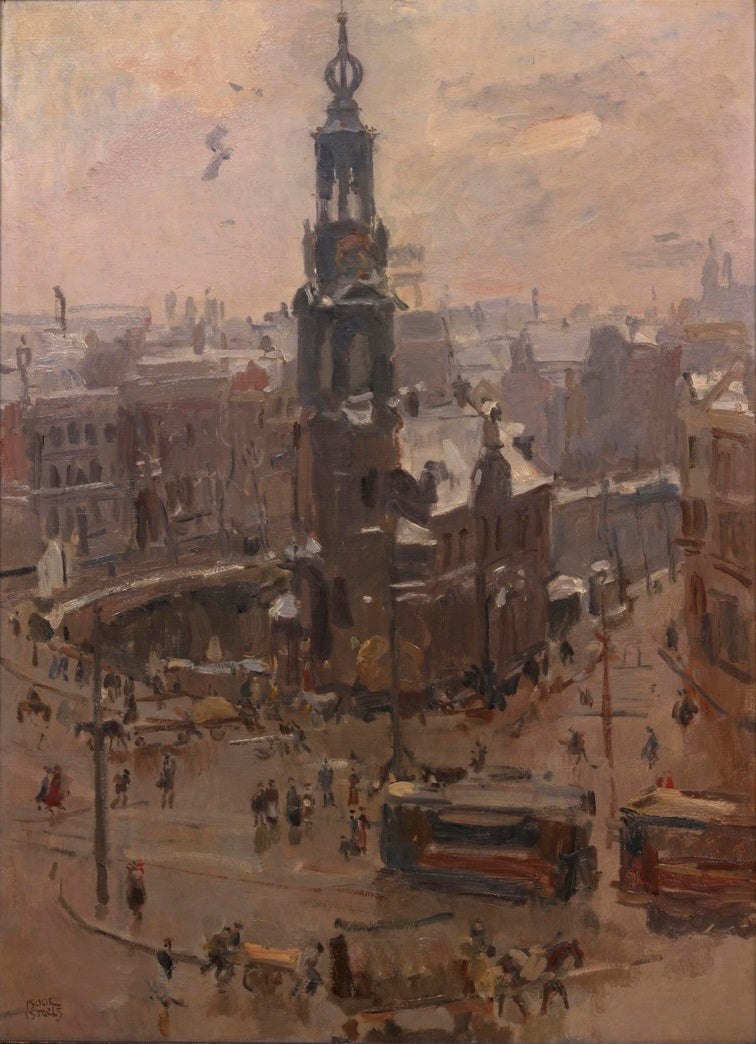 El Munt en Amsterdam en invierno - Isaac Israels