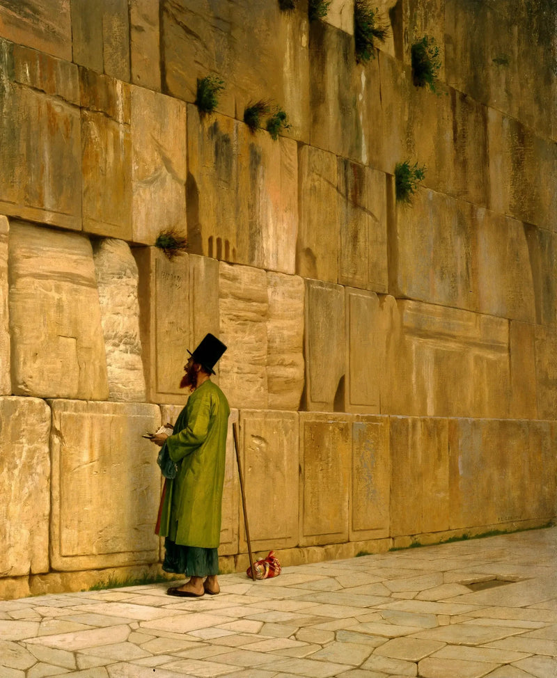 El Muro de Salomón, también llamado El muro de las lamentaciones - Jean-Léon Gérôme