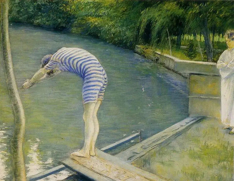El Nadador - Gustave Caillebotte