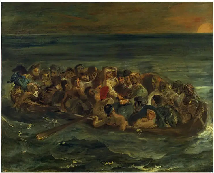 El naufragio de Don Juan - Eugène Delacroix