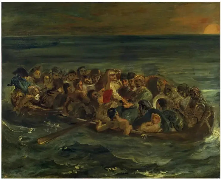 El naufragio de Don Juan - Eugène Delacroix