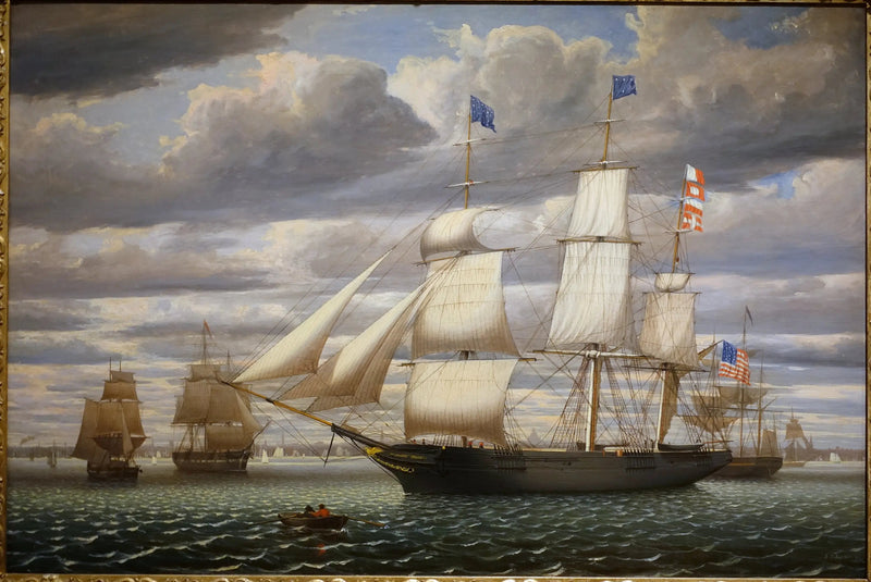 El barco Southern Cross en el puerto de Boston, 1851 - Fitz Henry Lane