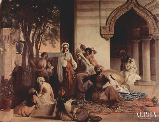 The new favorite (Harem scene) - Francesco Hayez - Reproductions de tableaux et peintures haut de gamme