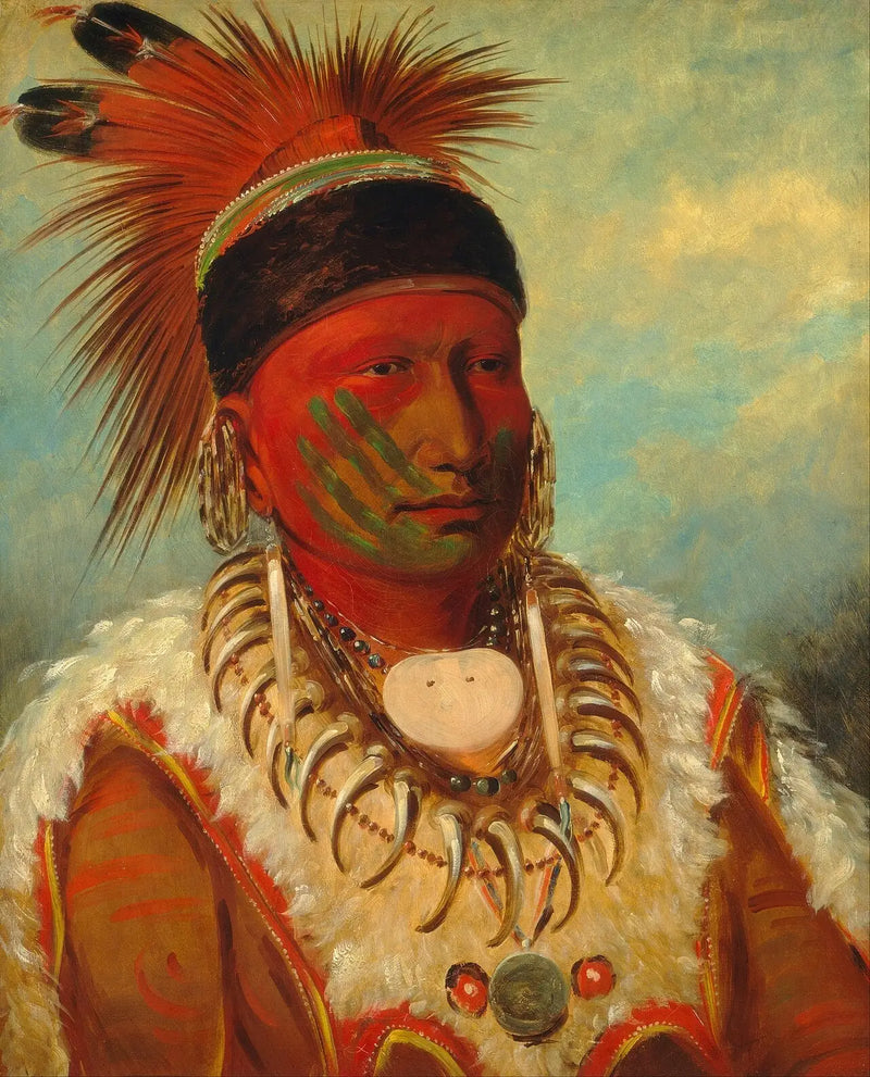 El Nube Blanca, jefe de los Iowas - George Catlin