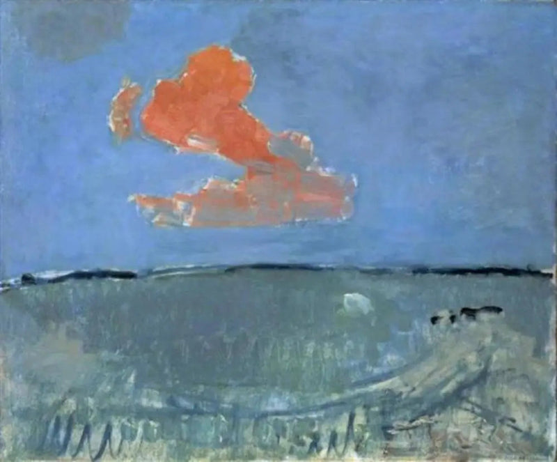 El nublado rojo - Piet Mondrian