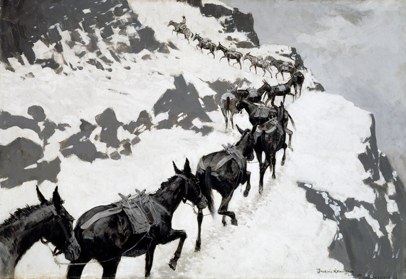 El paquete Mula - Frederic Remington