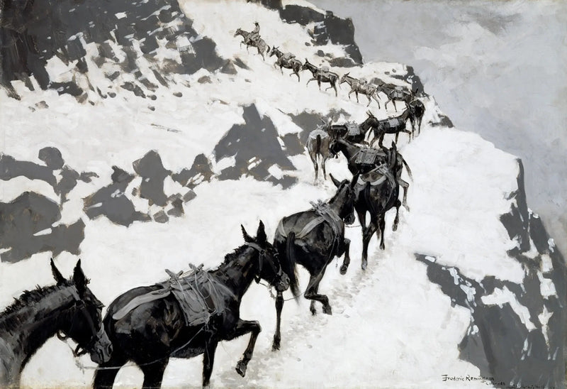 El paquete Mula - Frederic Remington