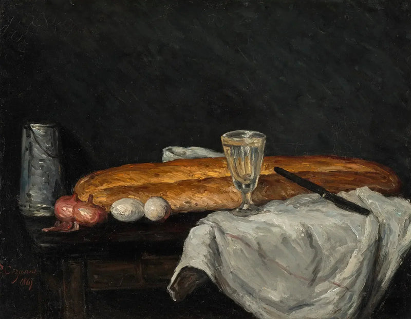 El Pan y los Huevos - Paul Cézanne