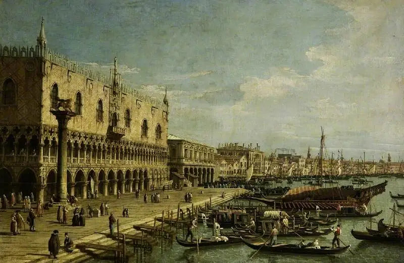 El Palacio de los Dogos, Venecia - Canaletto