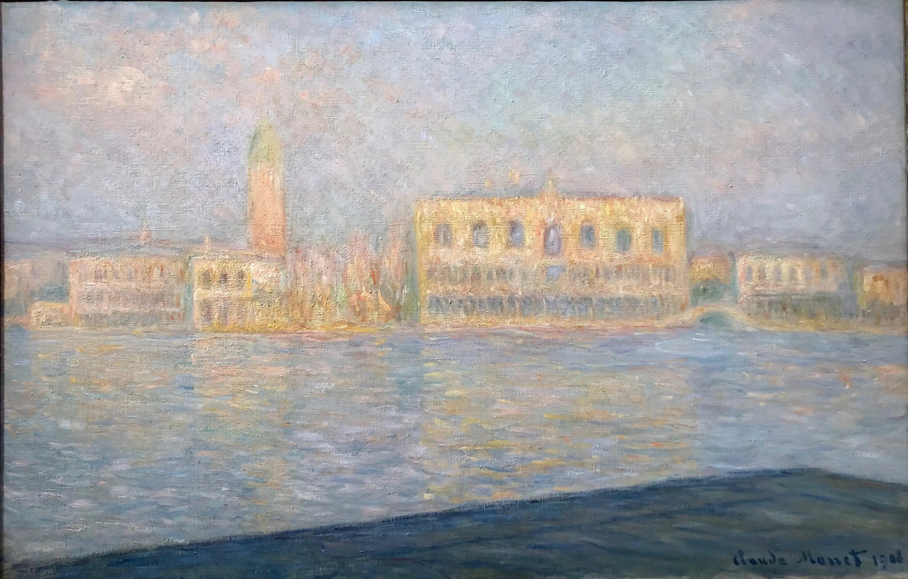 Le Palais Ducal vu de Saint-Georges Majeur - Claude Monet image 1 reproduction d’œuvre d’art à l’huile