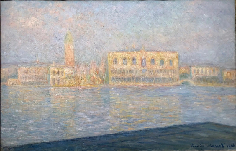 El Palacio Ducal visto desde San Jorge Mayor - Claude Monet