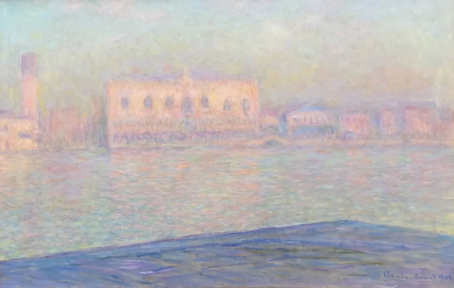 El Palacio Ducal visto desde San Jorge Mayor - Claude Monet