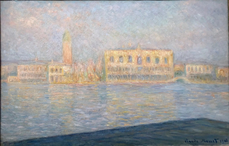 El Palacio Ducal visto desde San Jorge Mayor - Claude Monet