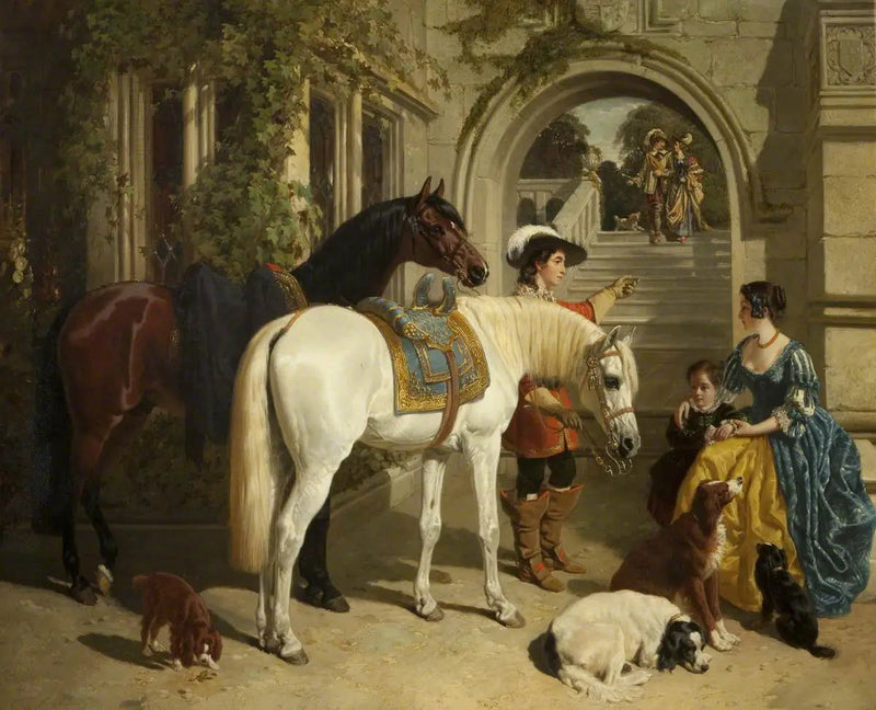 El Palafroi de mi Dama - John Frederick Herring, Sr.