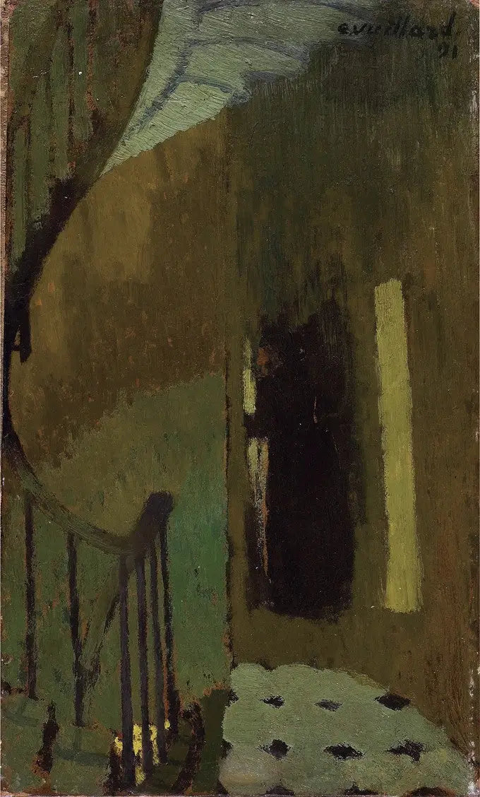 El descansillo, calle de Miromesnil - Édouard Vuillard