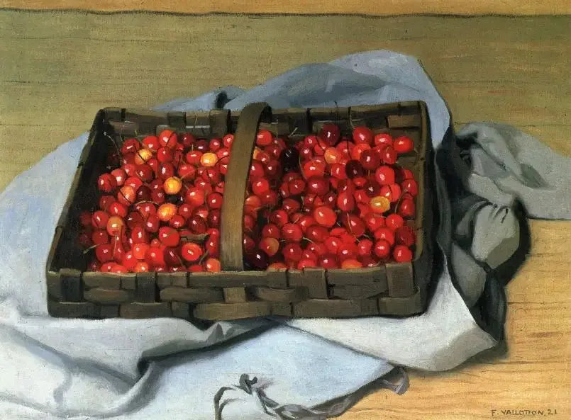 La cesta de cerezas - Félix Vallotton