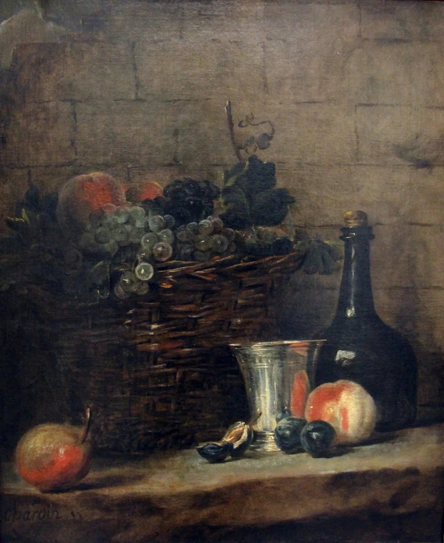 La cesta de uvas - Jean Simeón Chardin