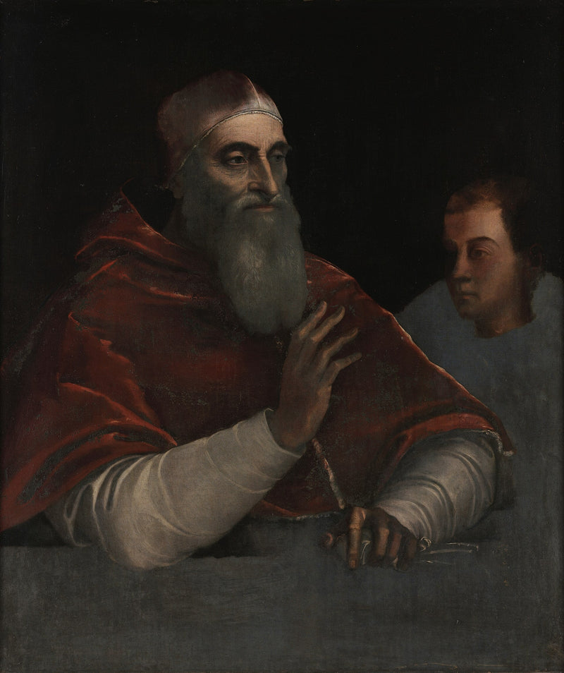 El Papa Pablo III con un sobrino - Sebastiano del Piombo