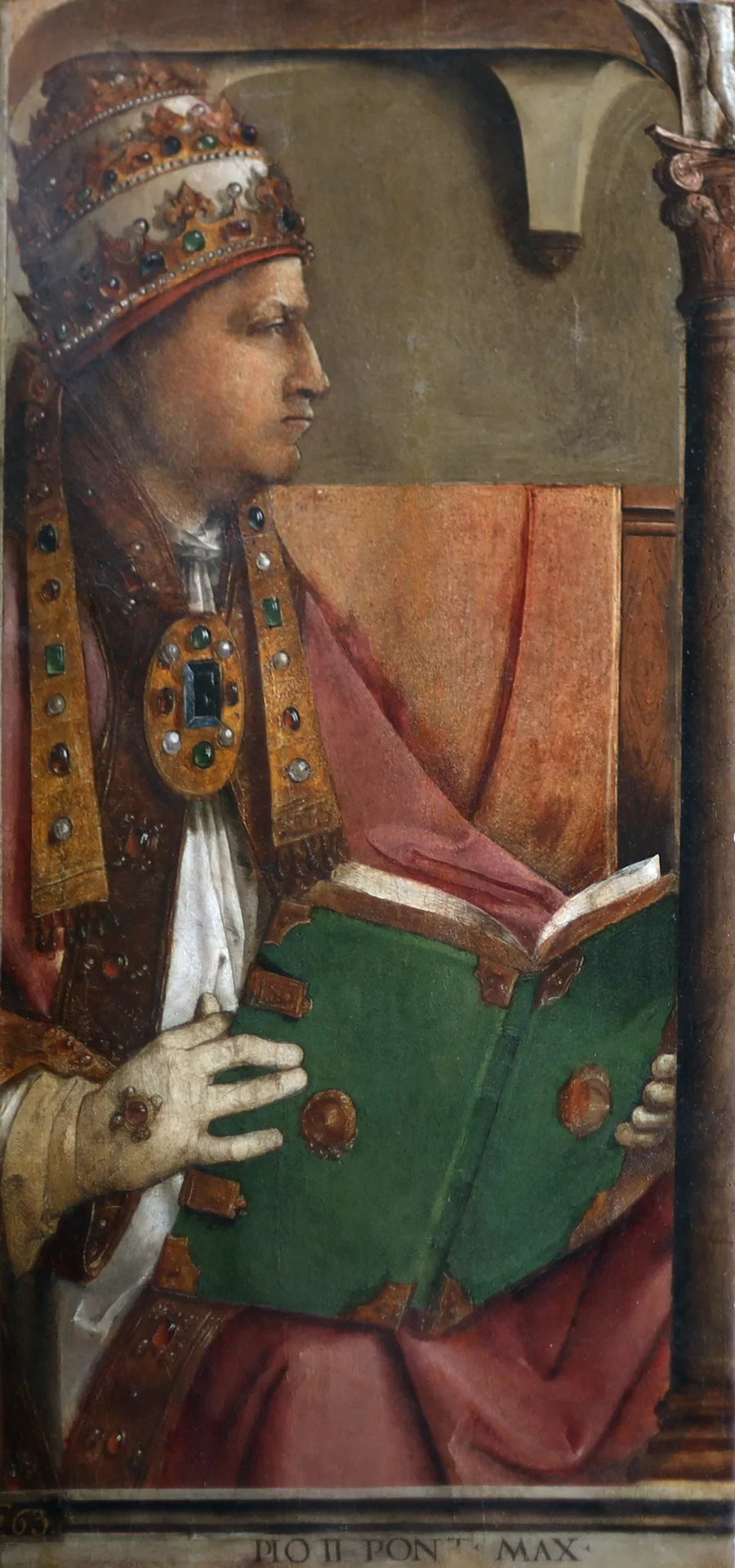 El Papa Pío II - Pedro Berruguete