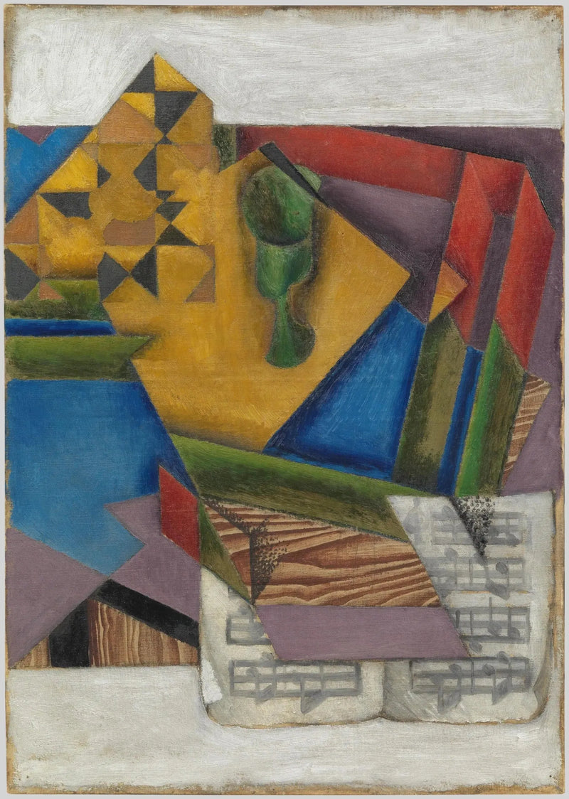 El papel de música - Juan Gris