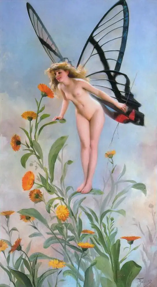 La mariposa - Luis Ricardo Falero