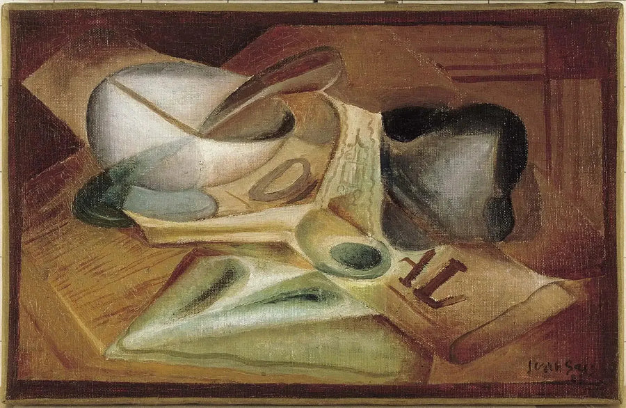 El paquete de tabaco - Juan Gris