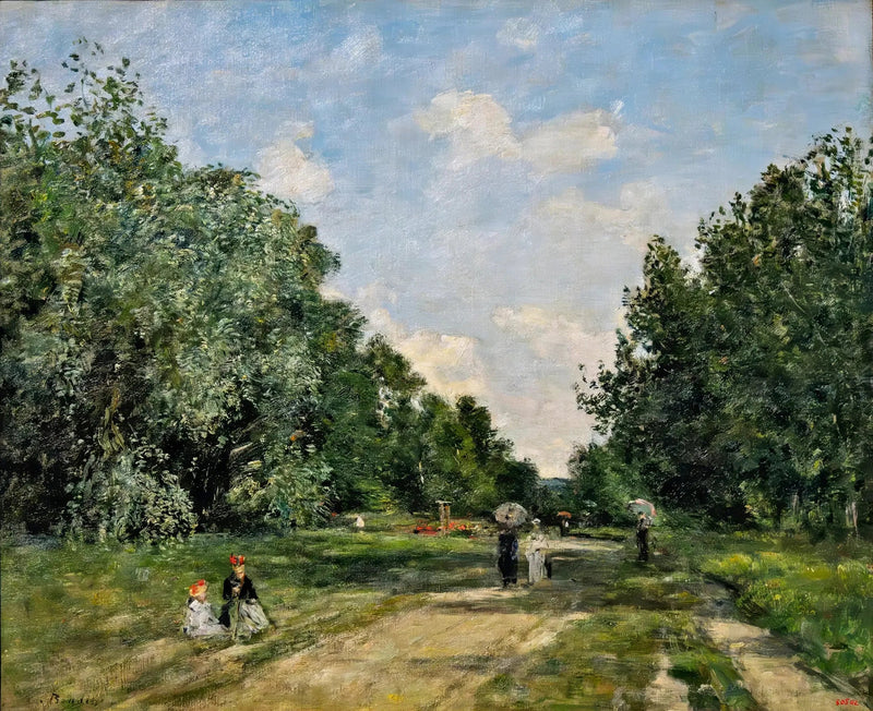 El Parque Cordier en Trouville - Eugène Boudin