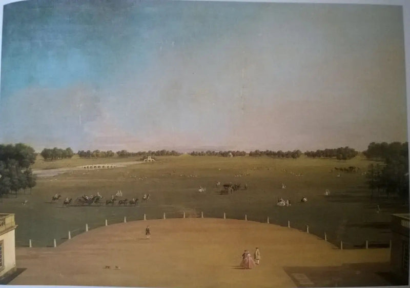 El parque de bádminton desde Badminton House - Canaletto