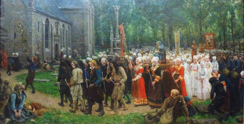 El Perdón de Kergoat - Jules Breton