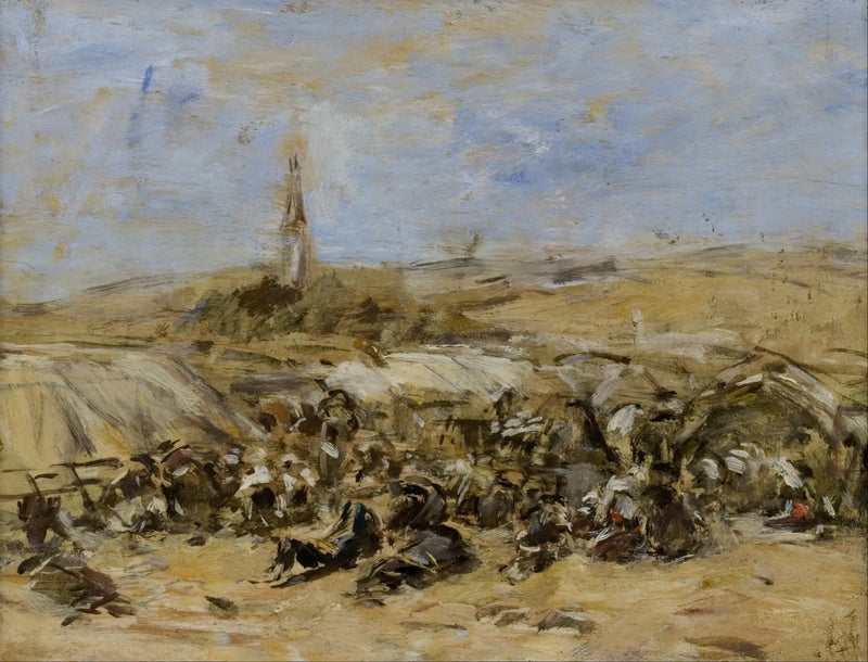El Perdón de Santa Ana La Palud - Eugène Boudin