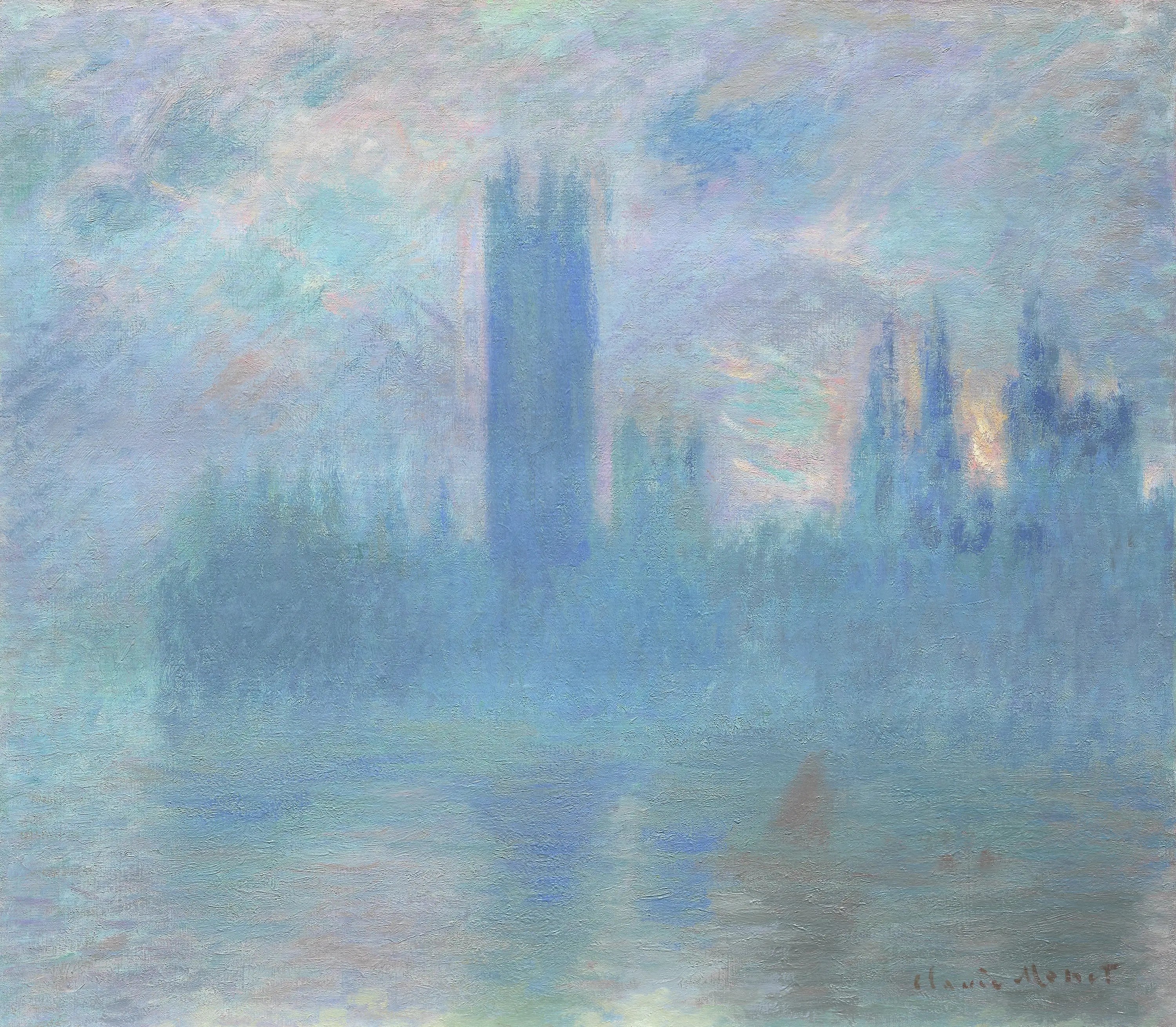 Le Parlement de Londres - Claude Monet image 1 tableau peint à l’huile sur toile