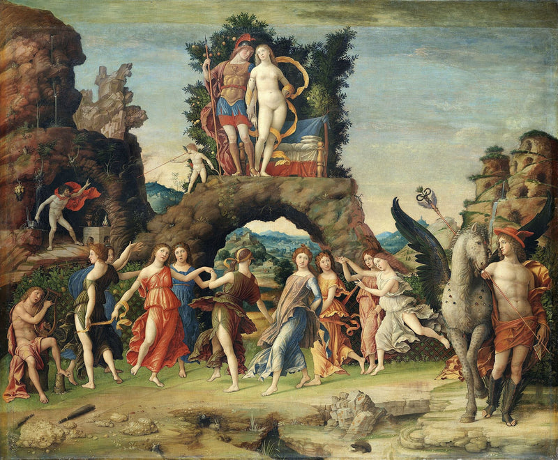 El Parnaso - Andrea Mantegna