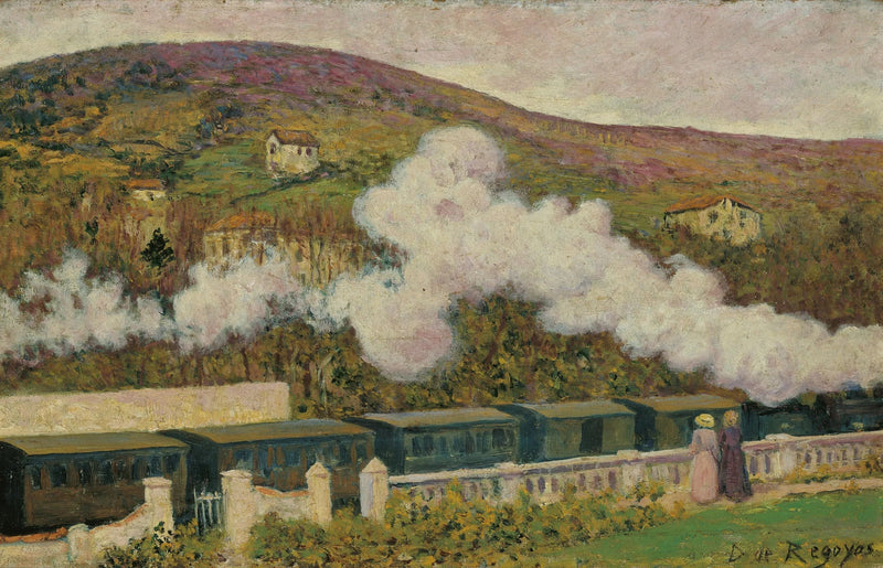 El paso del tren - Darién de Regoyos
