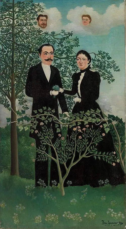 El Pasado y el Presente - Henri Rousseau