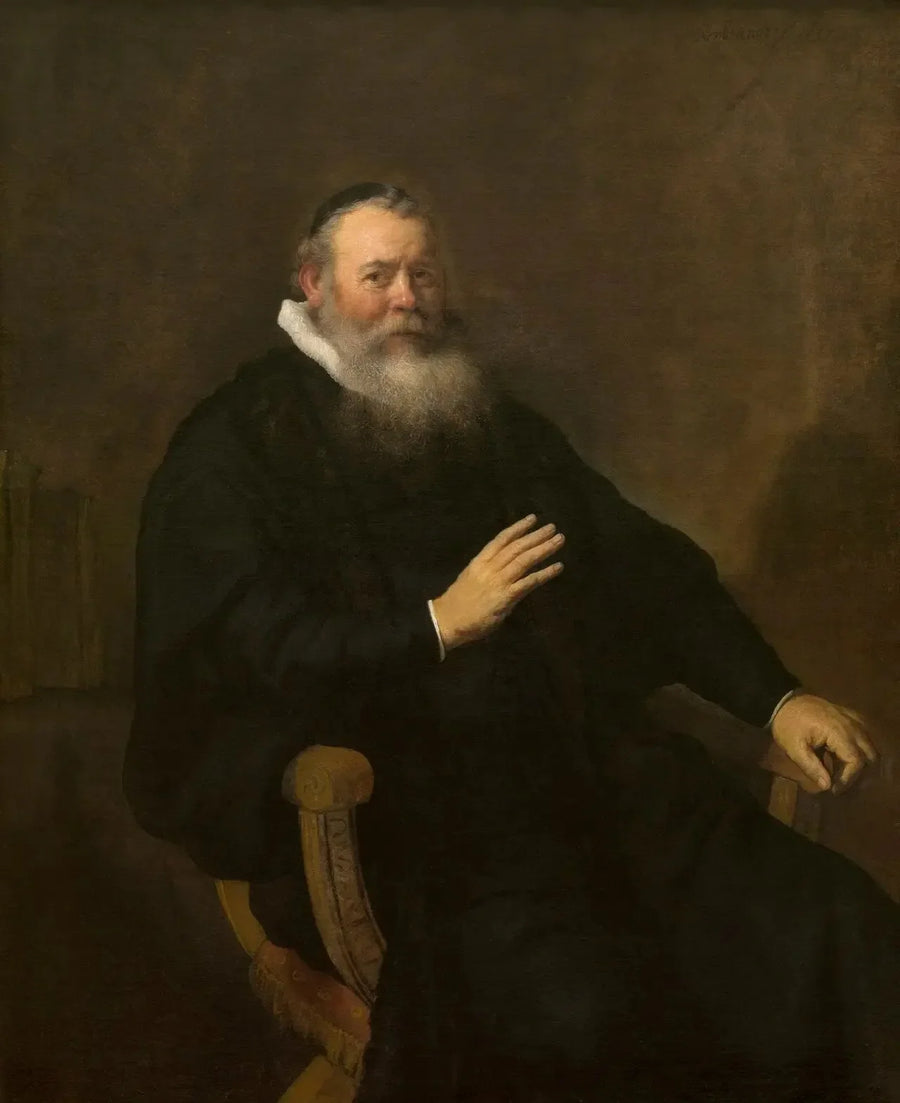 El pastor Eleazar Swalmius - Rembrandt