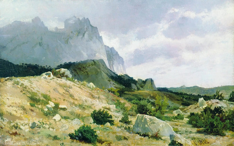 El paisaje rocoso - Ivan Chichkine