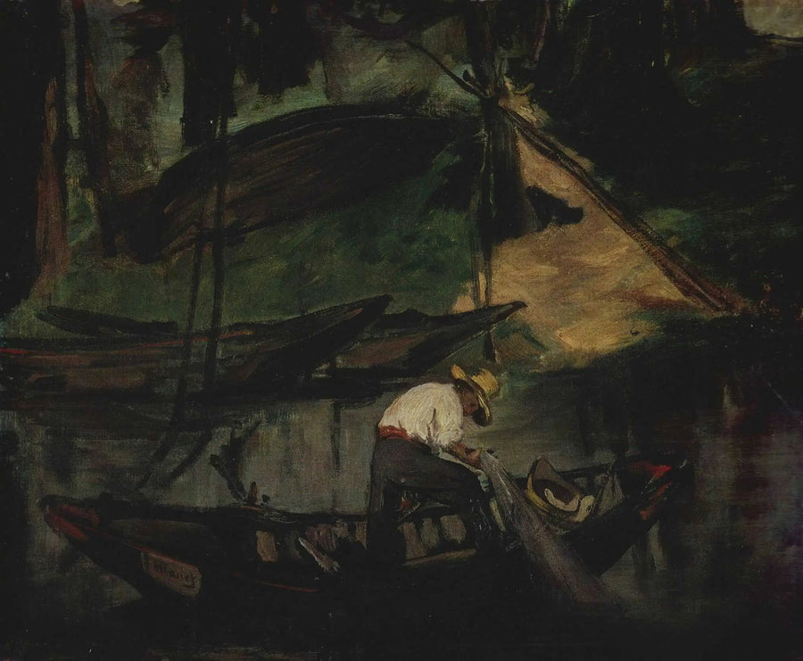 El pescador - Édouard Manet