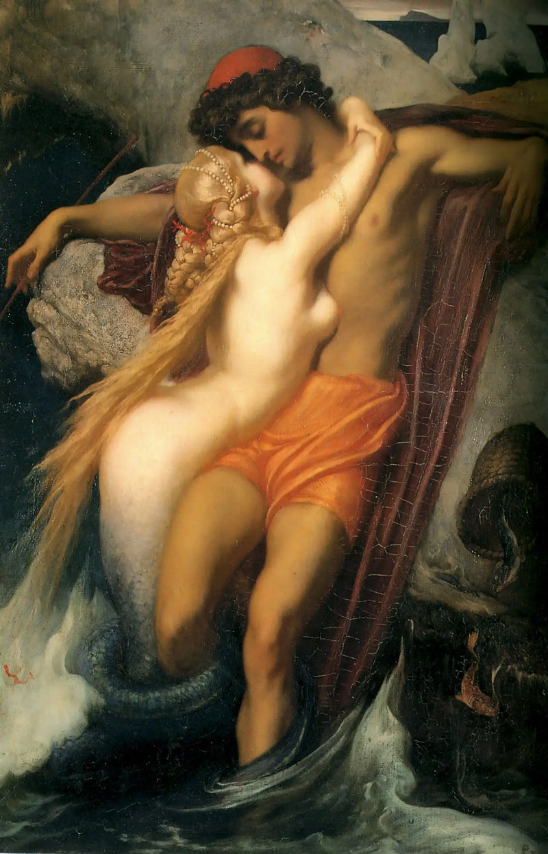 El Pescador y la Sirena. - Frederic Leighton