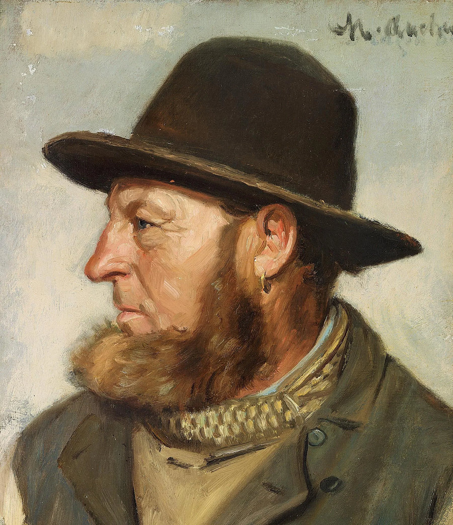 El pescador y salvador marino Ole Svendsen. -Michael Peter Ancher