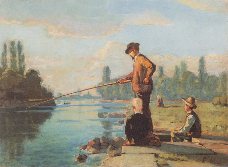 El pescador - Ferdinand Hodler