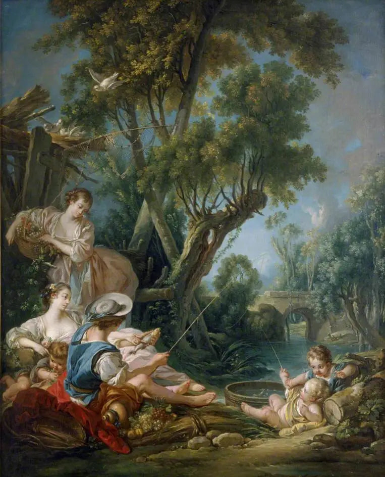 El pescador - François Boucher