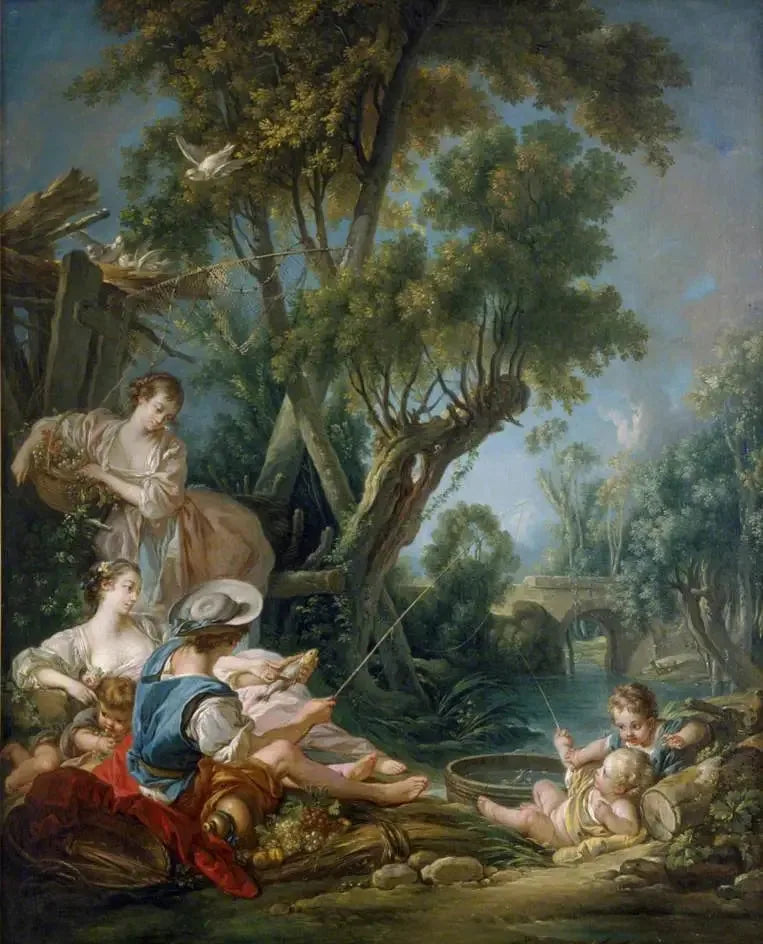 El pescador - François Boucher