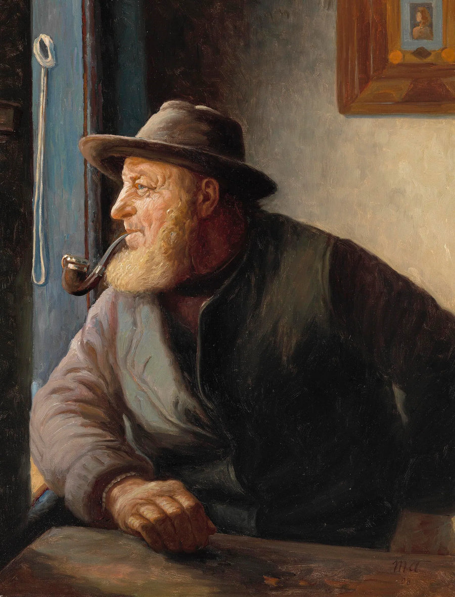 El pescador Ole Svendsen de Skagen. -Michael Peter Ancher