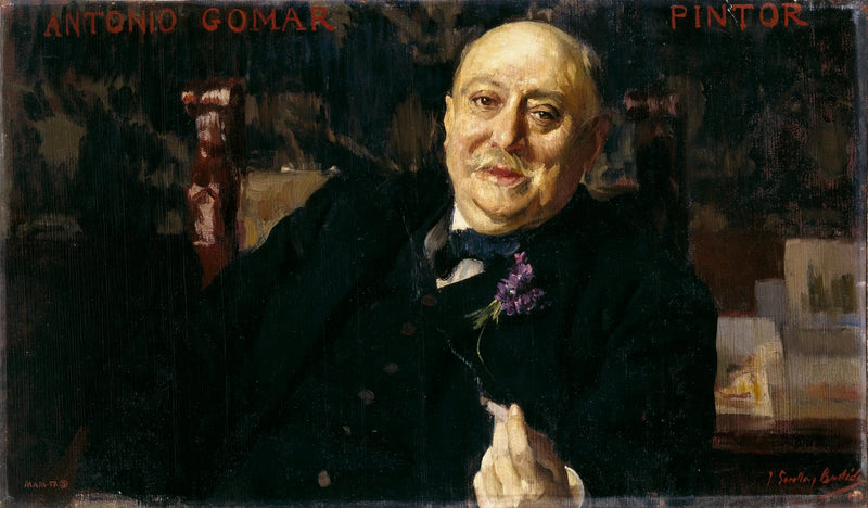 El pintor Antonio Gomar y Gomar - Joaquín Sorolla