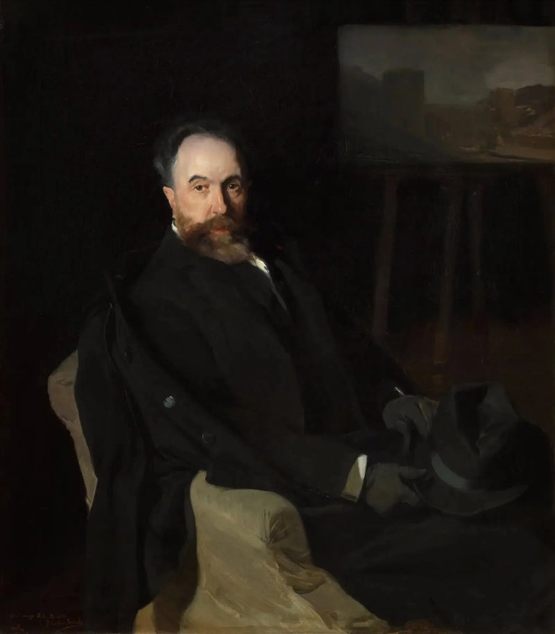 El pintor Aureliano de Beruete - Joaquín Sorolla