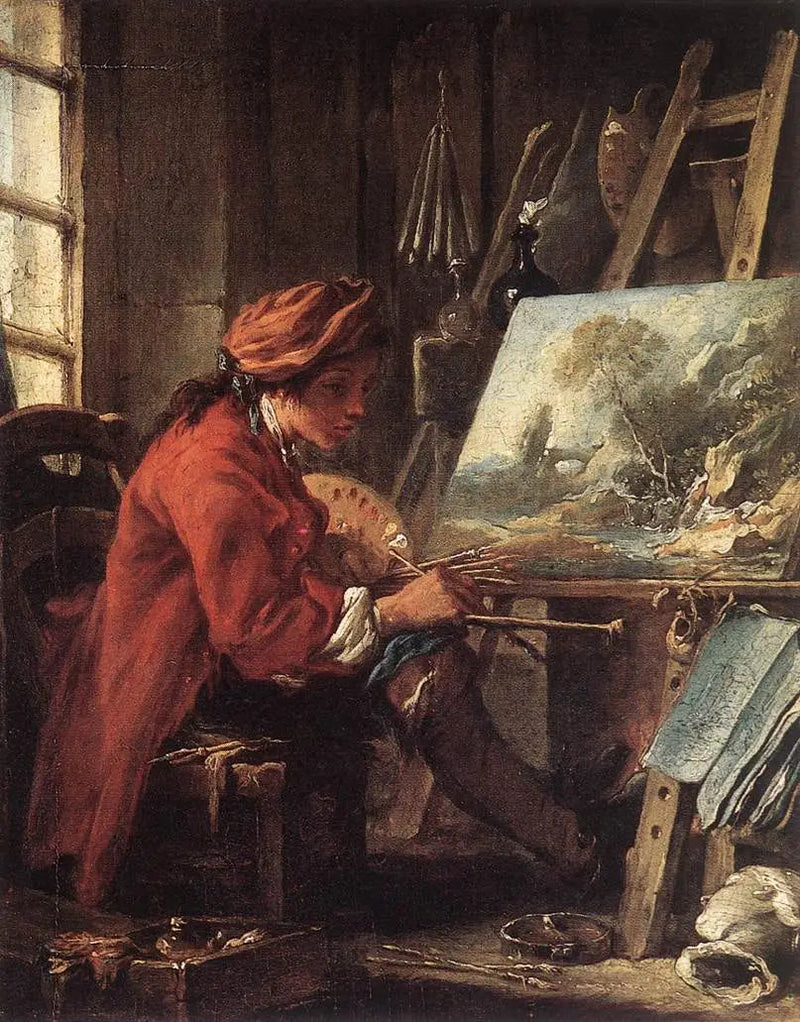 El pintor en su taller - François Boucher