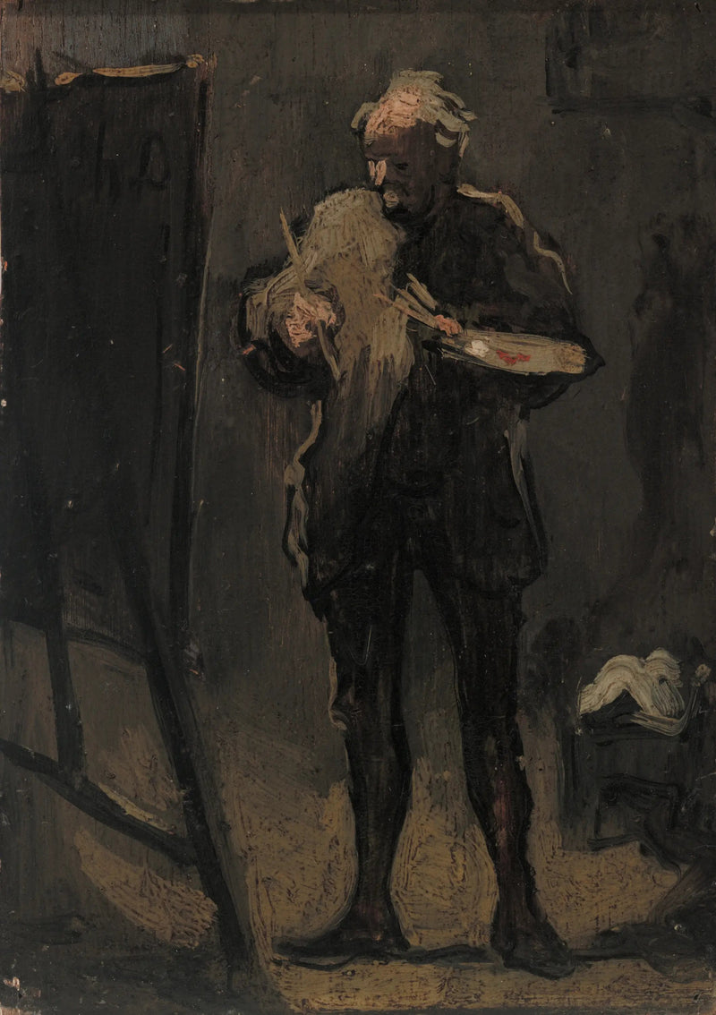 El pintor frente a su cuadro - Honoré Daumier