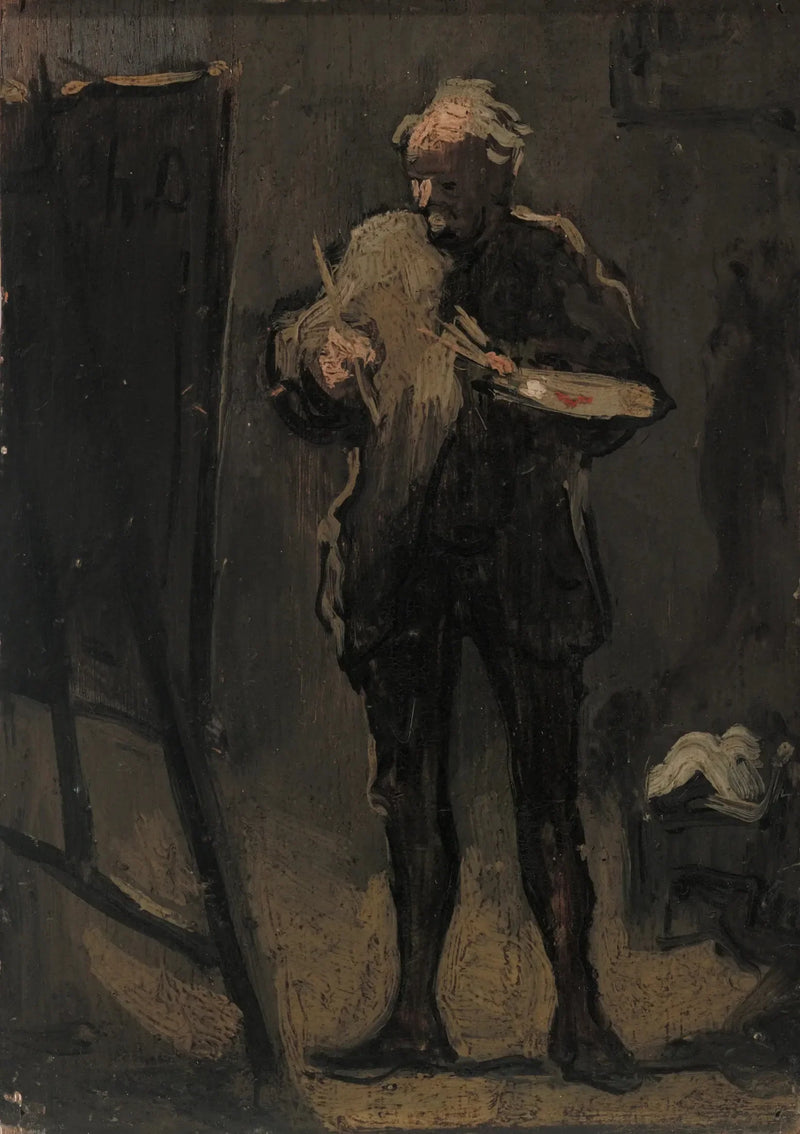 El pintor frente a su cuadro - Honoré Daumier