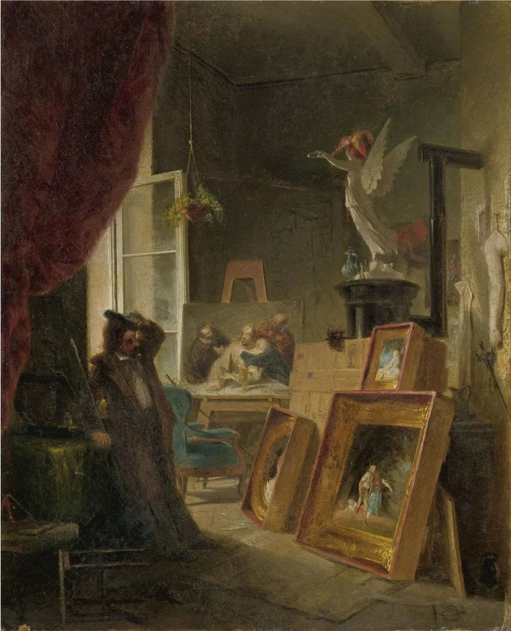 Le Peintre historique - Carl Spitzweg image 1 reproduction d’œuvre d’art à l’huile