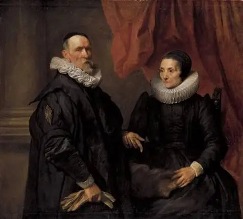 El pintor Jan de Wael y su esposa Gertrud de Jode - Antoine van Dyck
